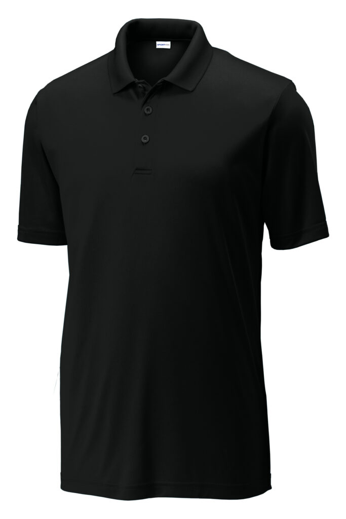 Sport-Tek black performance polo