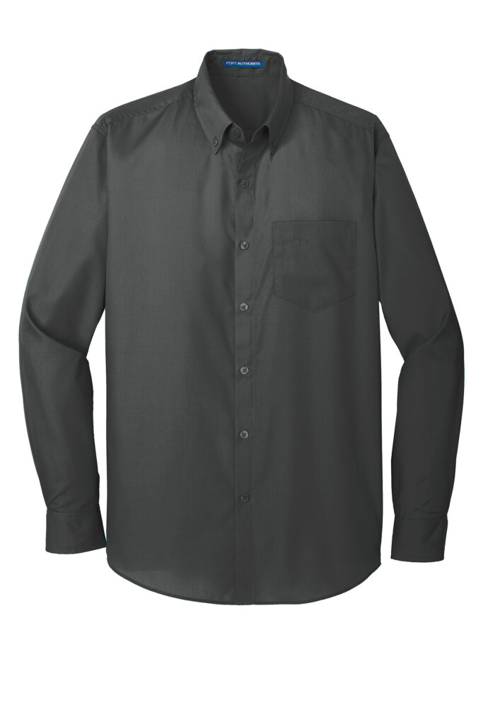 Port Authority graphite long sleeve work shirt